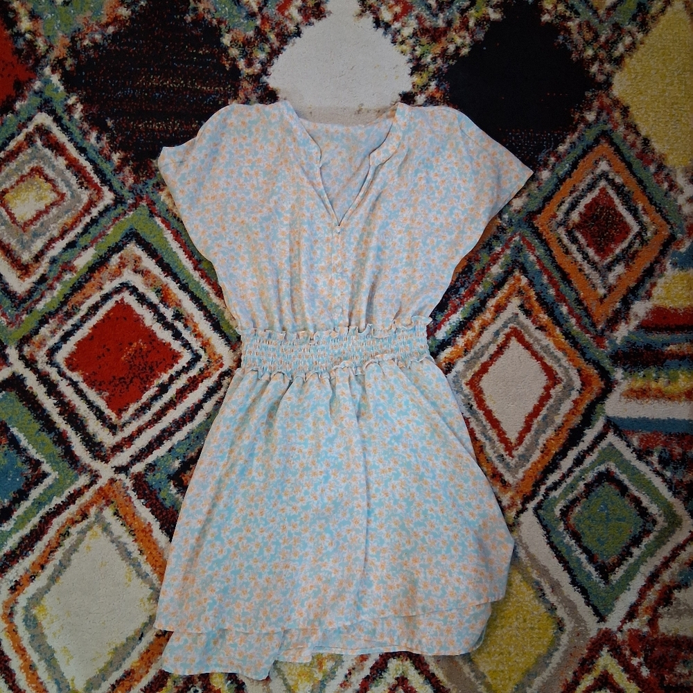 Womens Pastel Floral Dress
